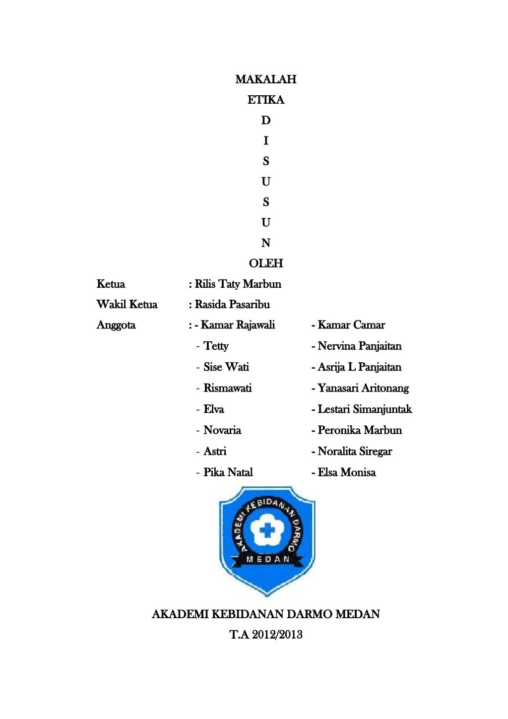 Makalah etika kebidanan