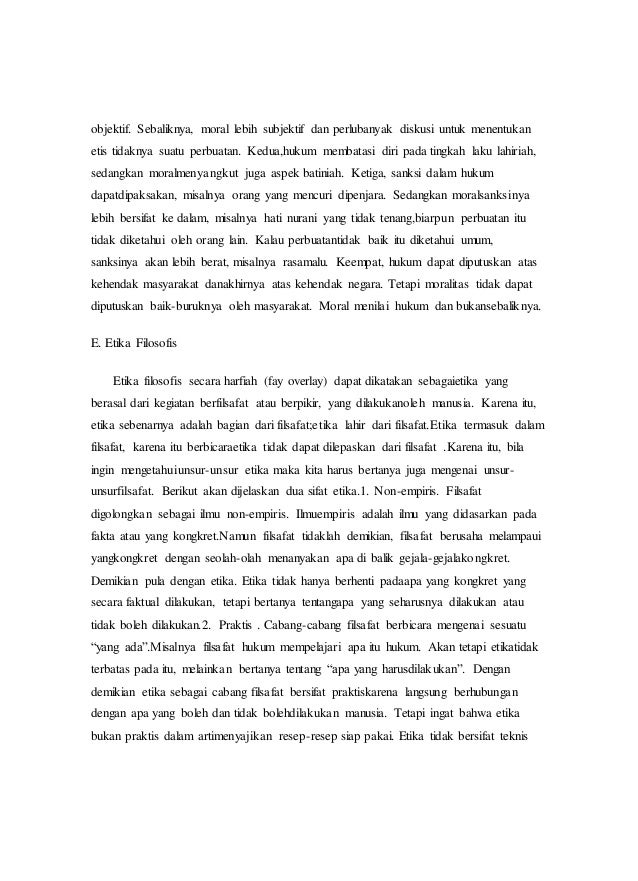 Makalah etika manusia dalam masyarakat