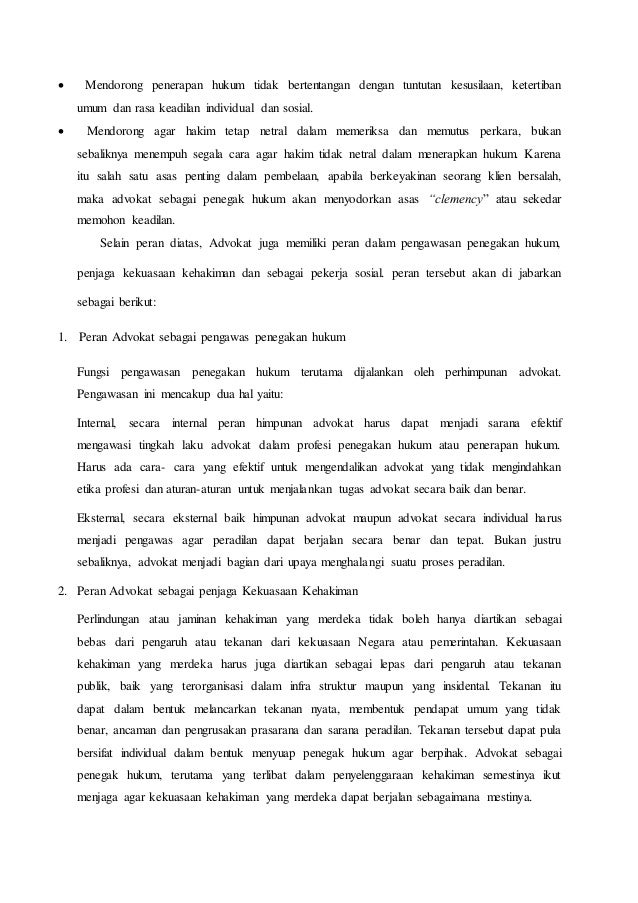 Makalah Etika Profesi Advokat