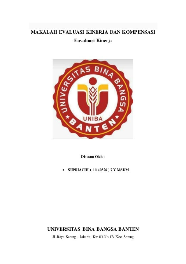 Makalah Evaluasi Kinerja 1