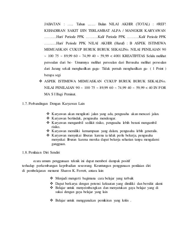 Makalah Evaluasi Kinerja Dan Kompensasi 1 Pdf 22