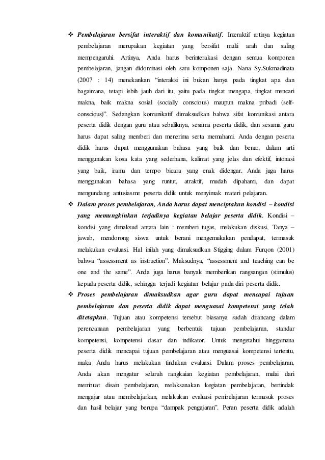 Makalah peranan evaluasi dalam pembelajaran