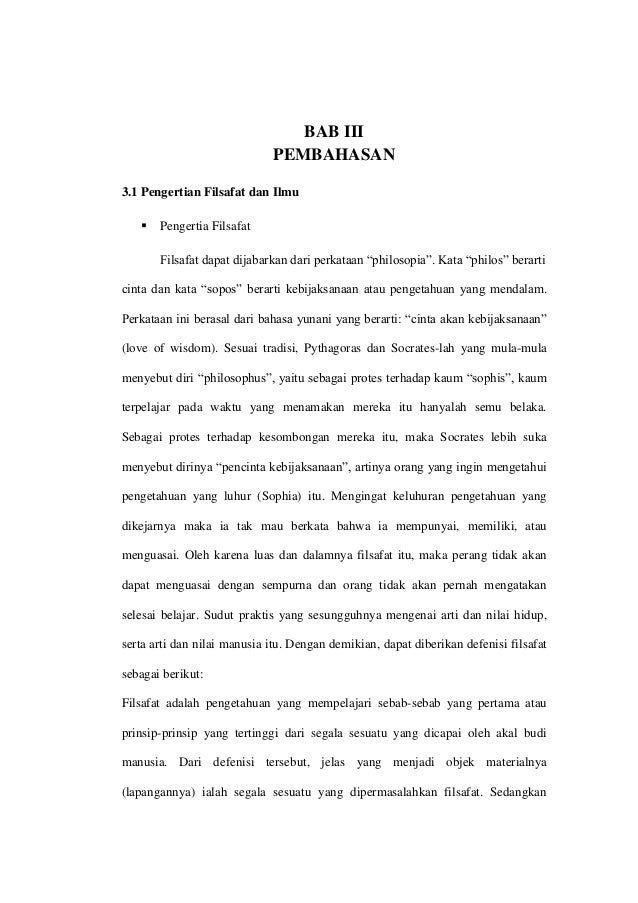 Makalah filsafat