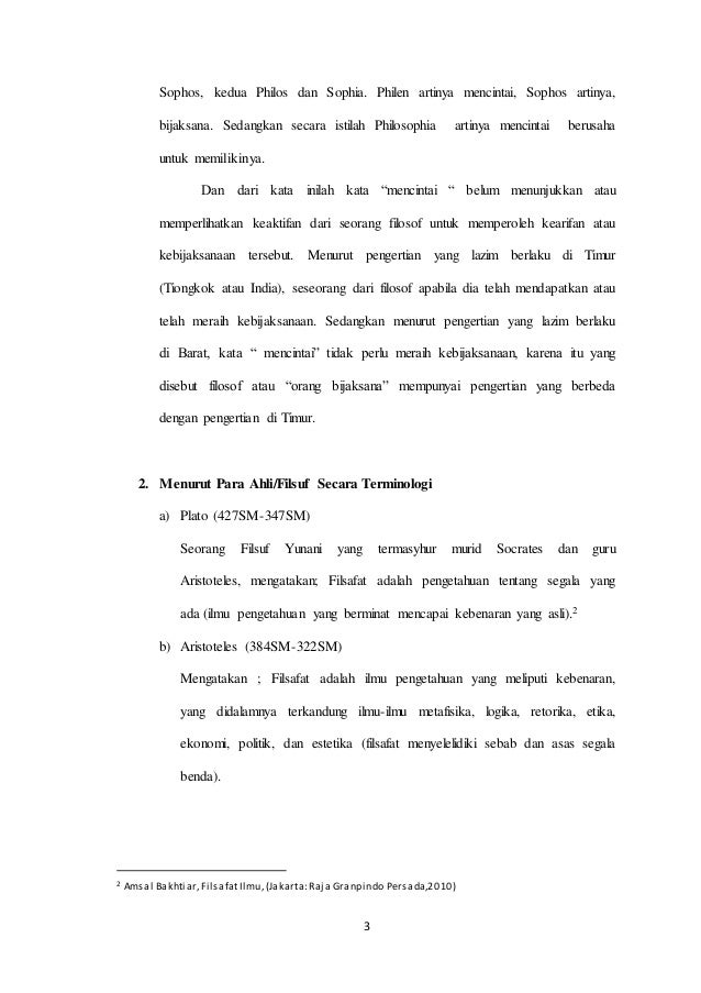 Makalah Filsafat Dan Makna Pendidikan