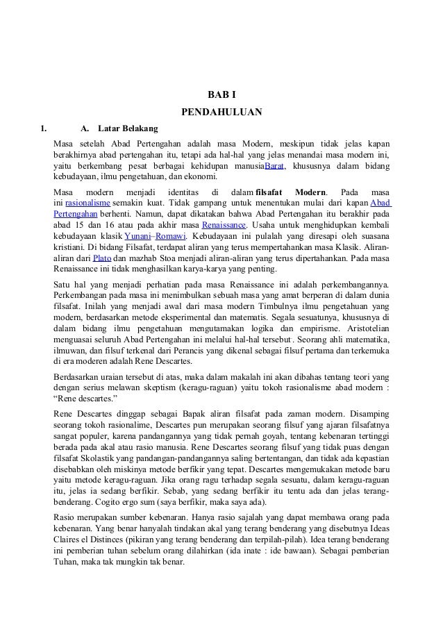 Makalah Filsafat Manusia