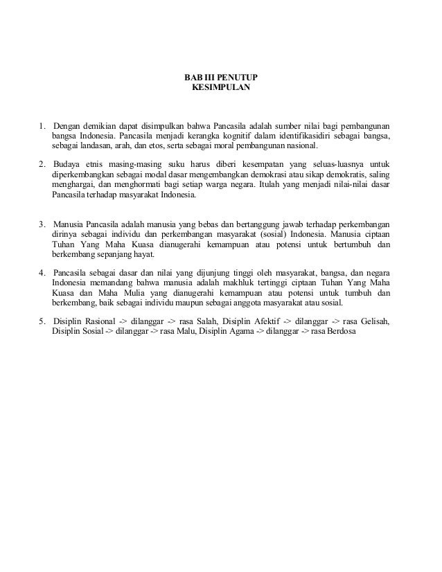 Pandangan Filsafat Pancasila Tentang Manusia Masyarakat Pendidikan