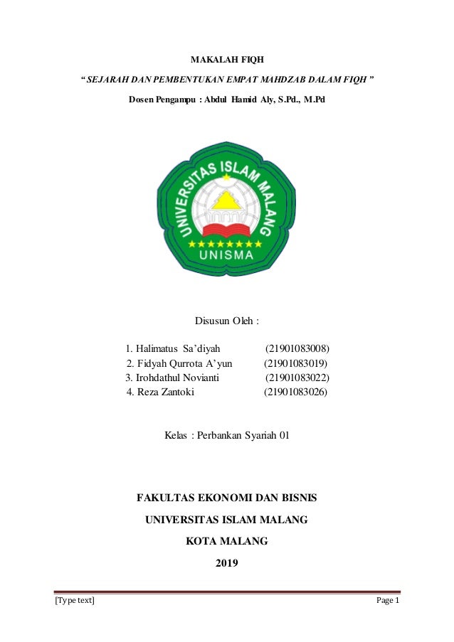 Makalah Fiqh Kelompok 5 Materi 7