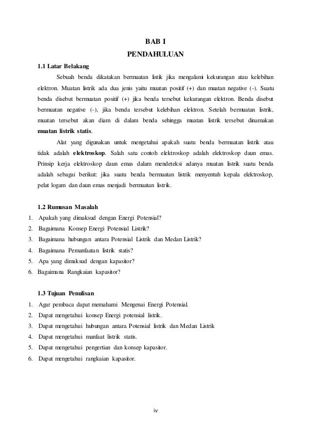 Energi potensial listrik bermuatan