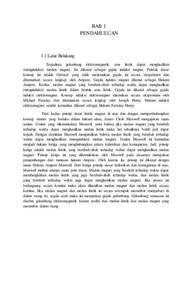 Makalah Fisika Gelombang Elektromagnetik