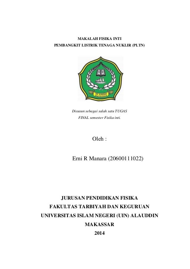MAKALAH PLTN PDF