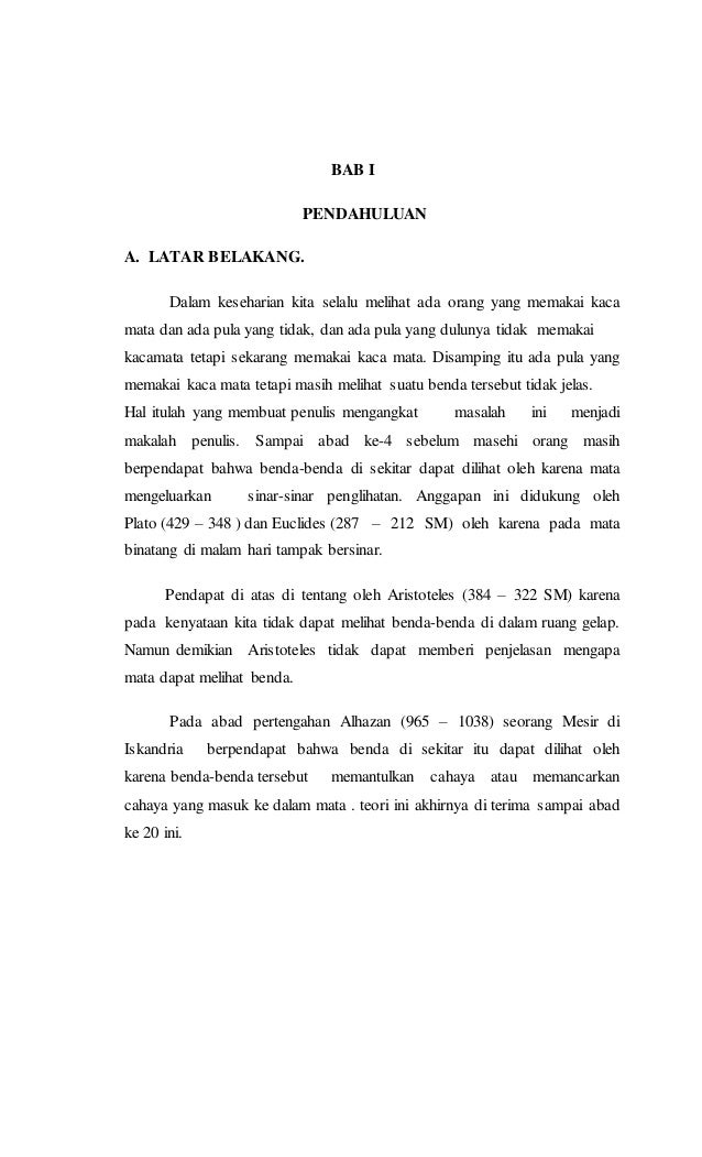 makalah fisika keperawatan tentang bio optik makalah fisika keperawatan tentang bio optik