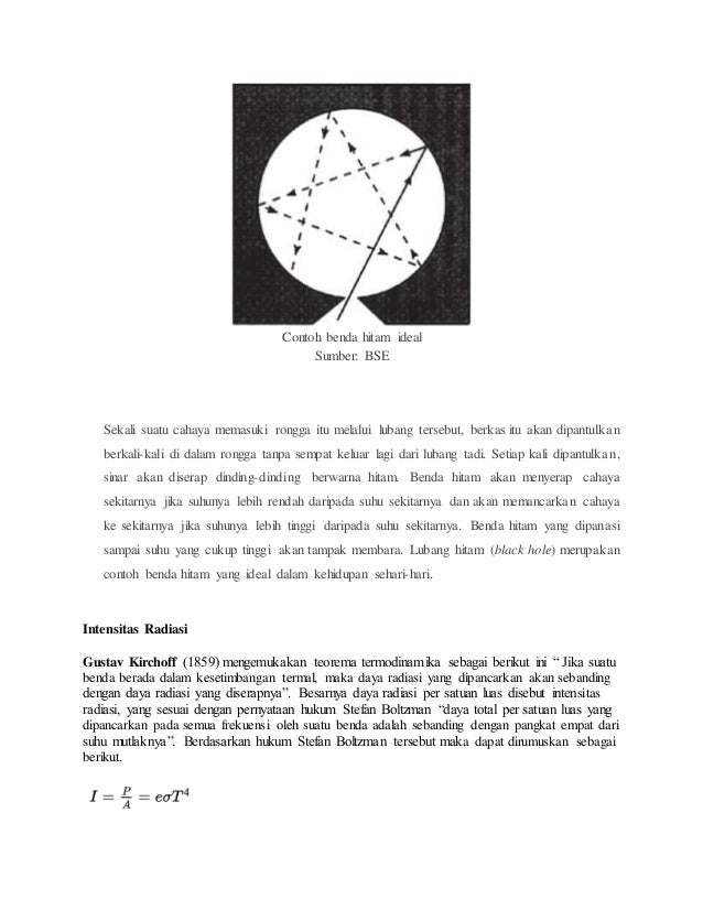 Makalah Radiasi Panas Dan Radiasi Benda Hitam