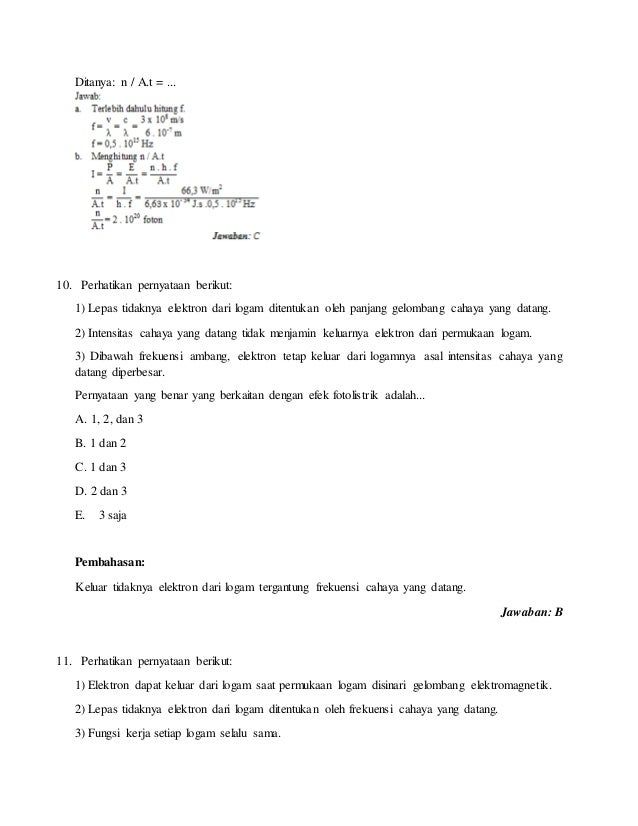 5 Contoh Soal Tentang Hukum Pergeseran Wien Dan Pembahasannya