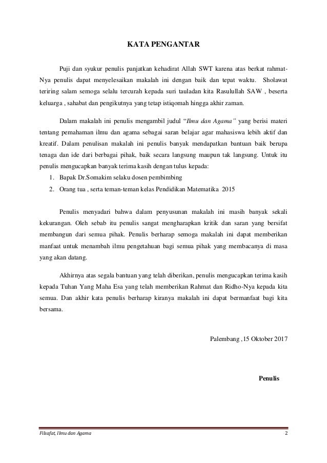 Filsafat Ilmu Dan Agama Filsafat Ilmu Dan Agama