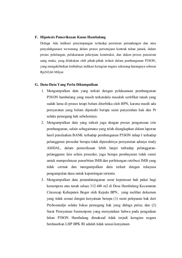 Makalah Fix Kasus Hambalang