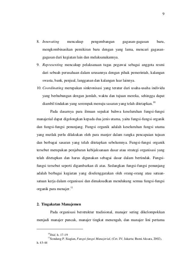 Makalah Fungsi Fungsi Dan Tingkatan Manajemen