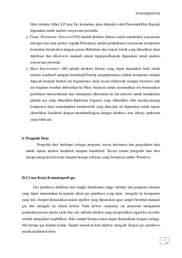 Makalah Kromatografi Gas