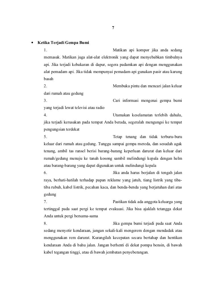 Makalah Gempa Bumi