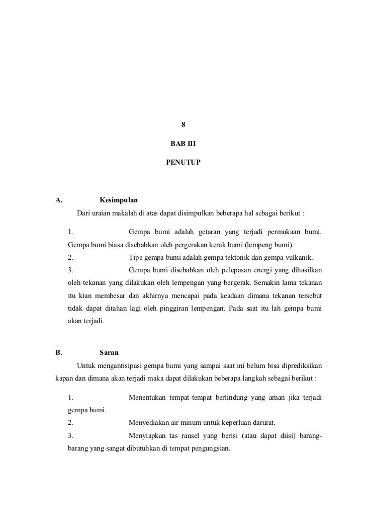 Makalah Gempa Bumi