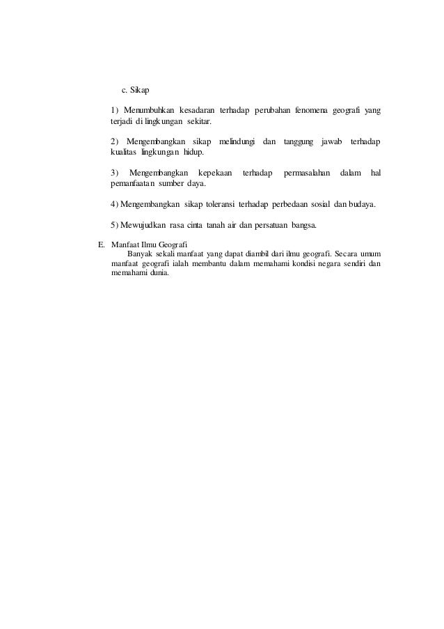 Makalah Geografi