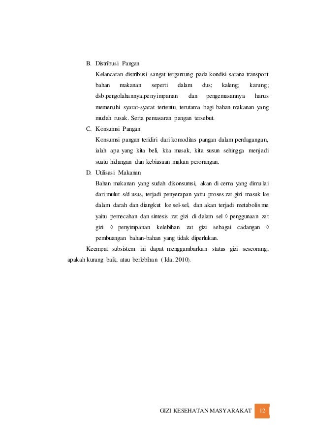 Makalah Gizi Masyarakat