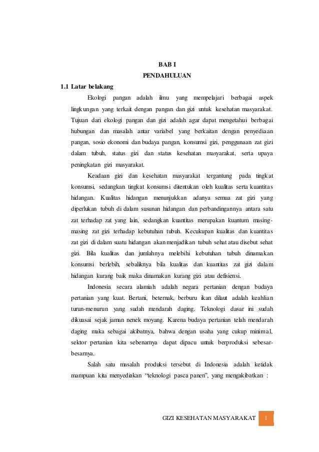 Makalah Gizi Masyarakat