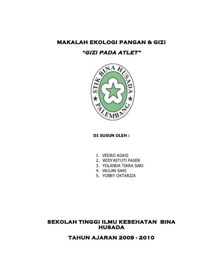 Makalah Gizi Pada Atlet