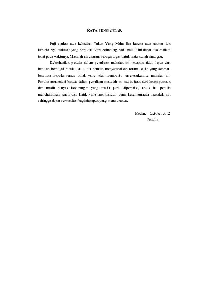 Makalah Gizi Seimbang Pada Anak