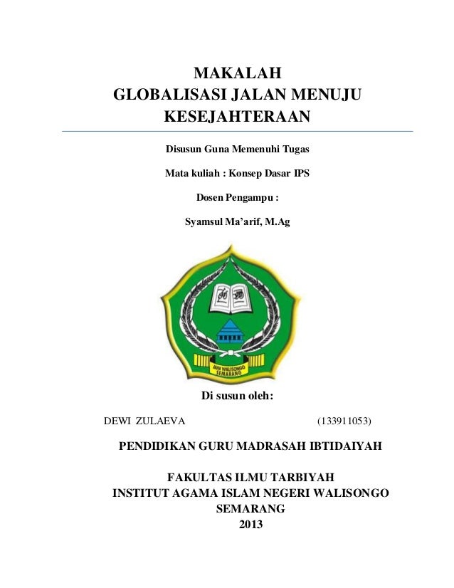 Contoh puisi tentang agama islam Makalah globalisasi