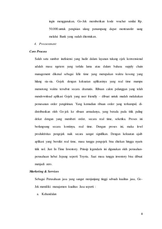 Makalah Gojek