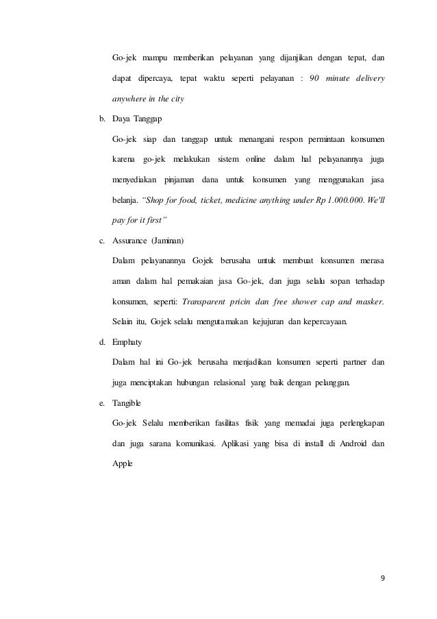 Makalah Gojek