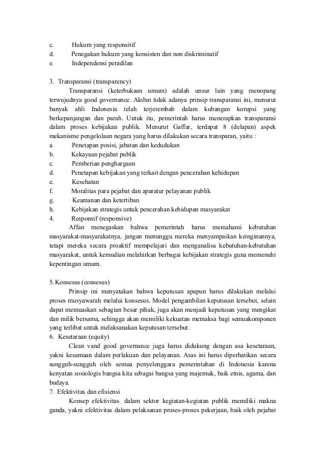 Makalah Good Governance