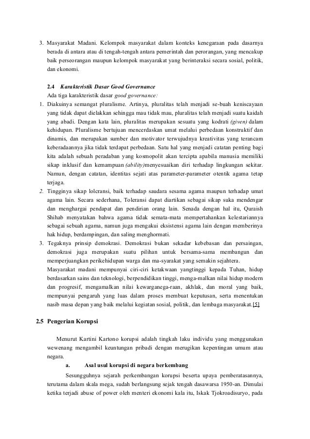 Makalah Good Governance