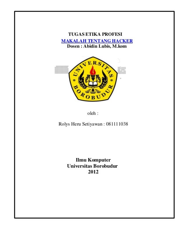 Makalah Hacker