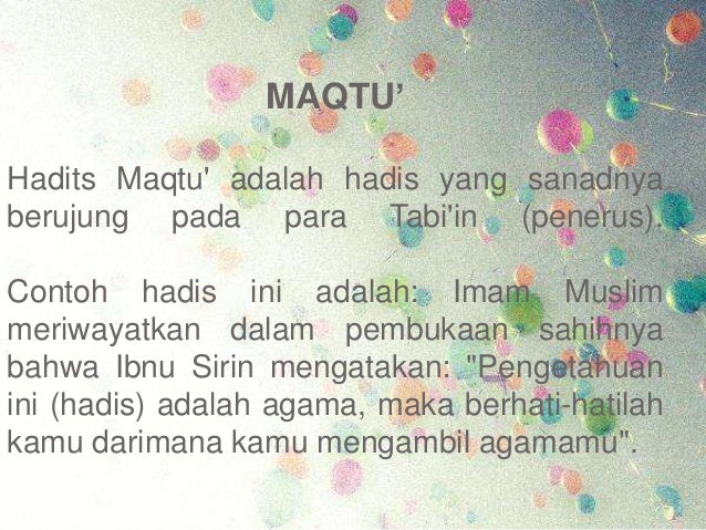 Contoh Hadis Qudsi Dan Contohnya - Nusagates