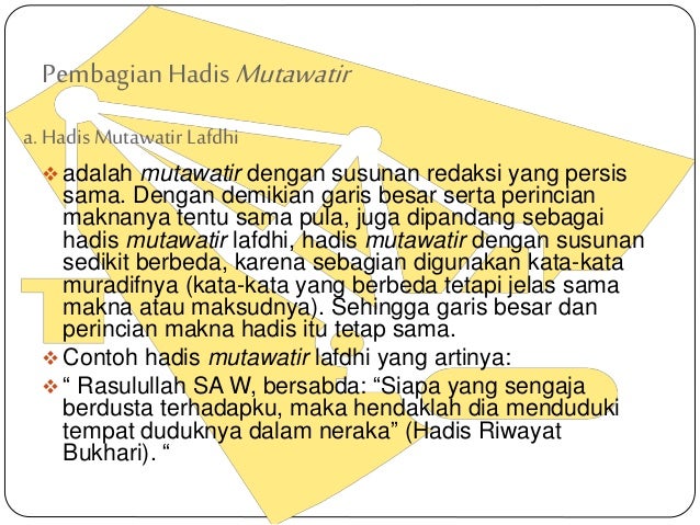 ISTILAH - ISTILAH DALAM ILMU HADITS