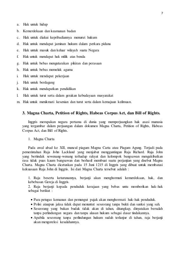 Makalah Hak Asasi Manusia
