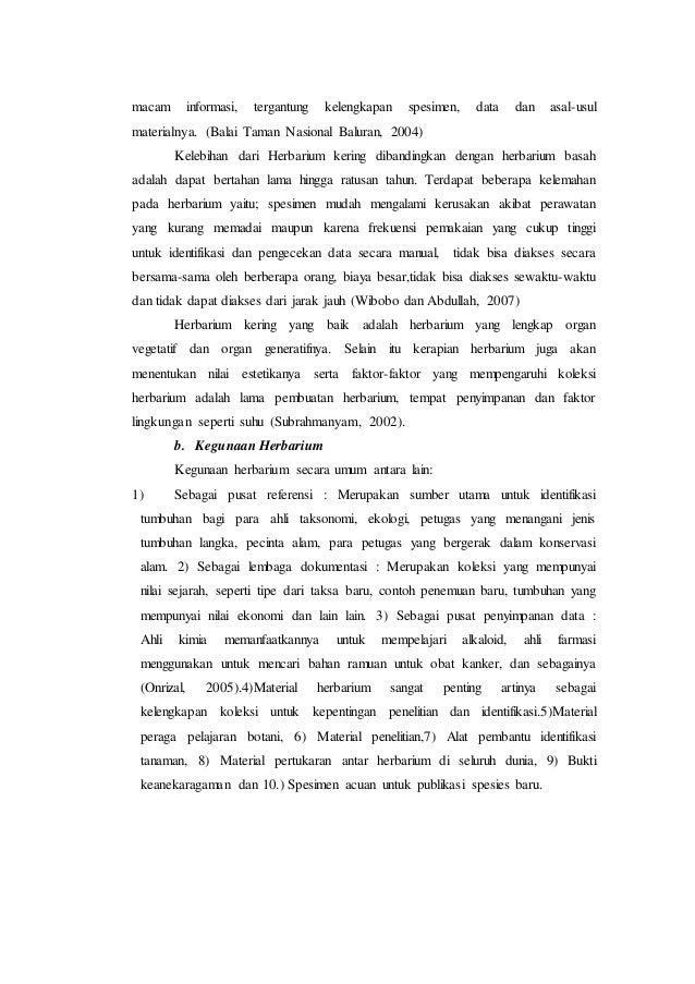 Makalah herbarium