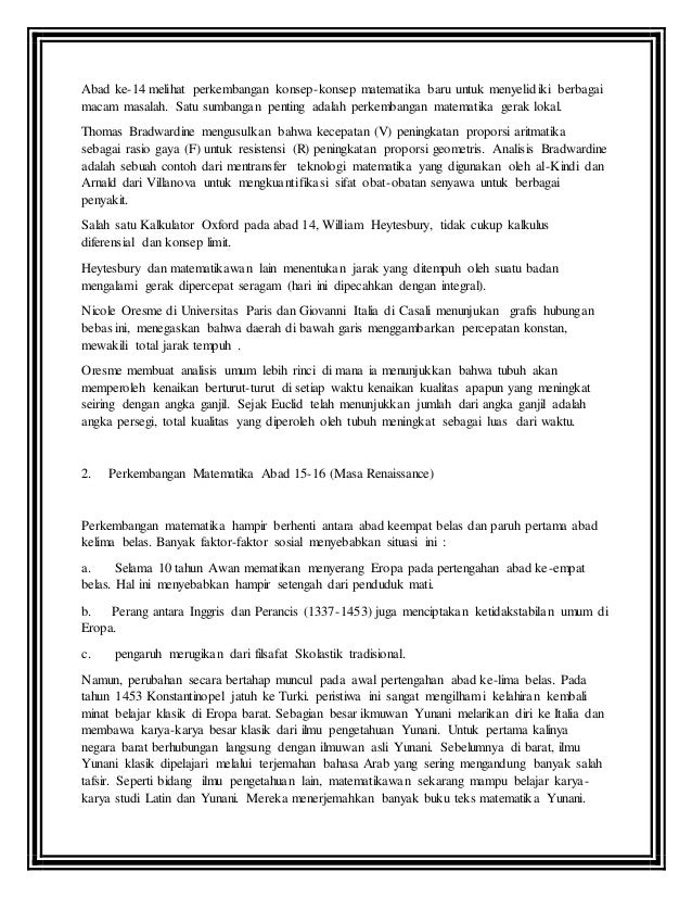 Makalah hakikat dan sejarah matematika