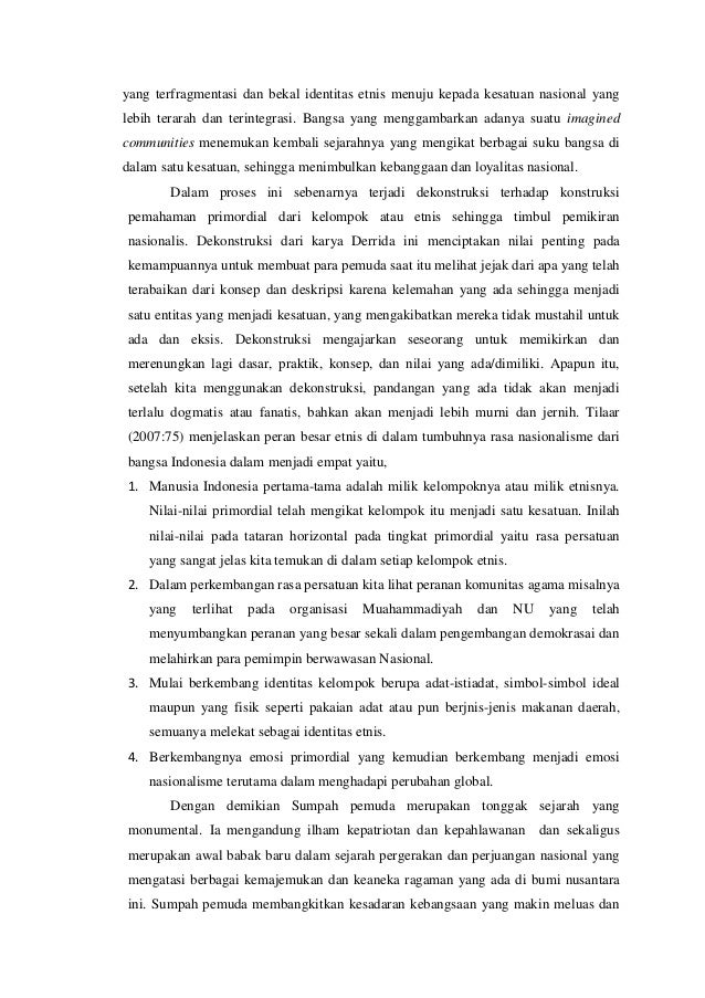 Peristiwa Apa Yang Menjadi Latar Belakang Ditetapkannya