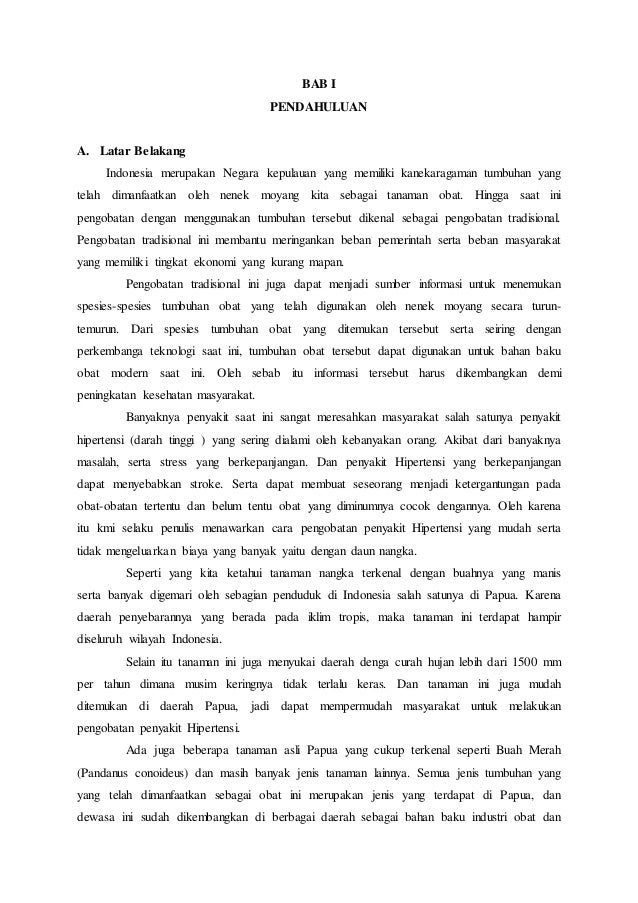 Makalah Hipertensi Contoh Makalah