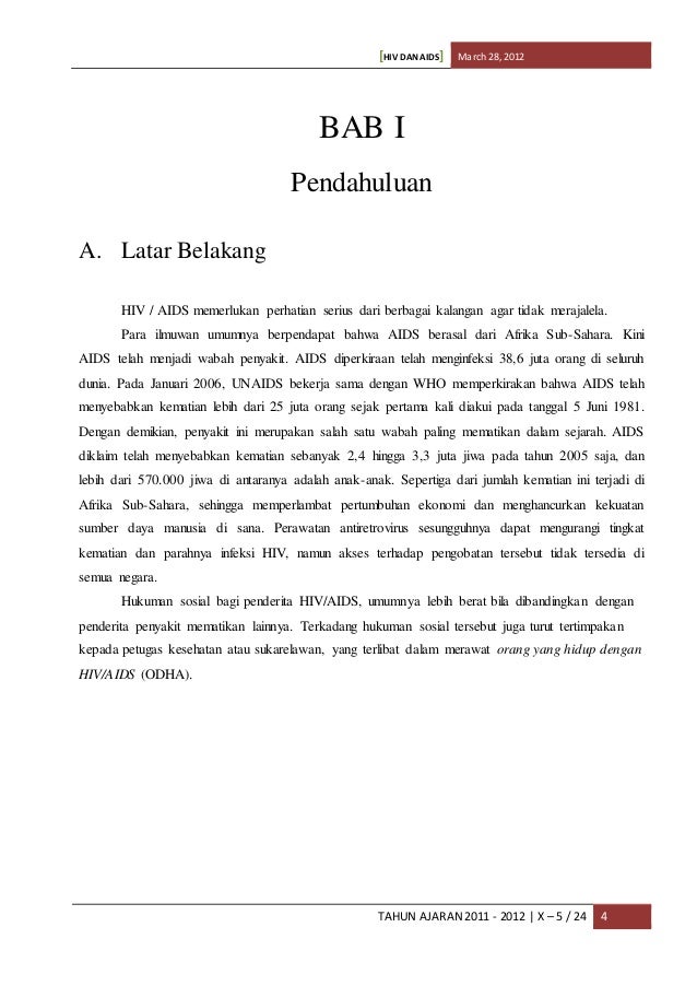 Makalah Hivaids Pdf Contoh Makalah Makalah Hivaids Pdf Contoh Makalah