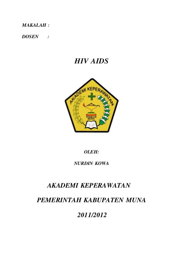 Contoh Makalah Tentang Hiv Aids Lengkap