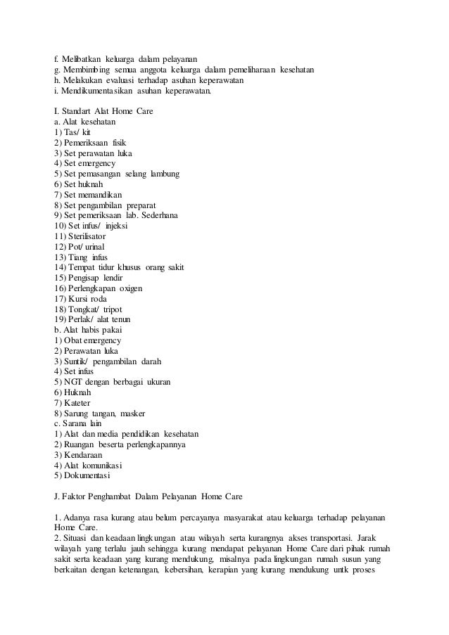 Materi Home Care Perawat