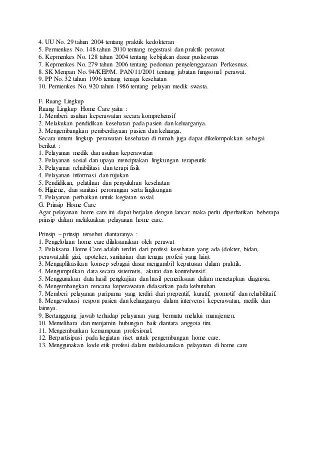 Makalah Home Care Keperawatan Pdf