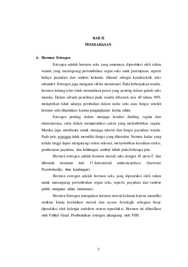 Makalah hormon–hormon reproduksi pada wanita