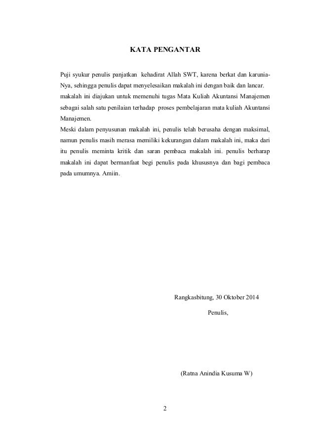 Makalah Harga Pokok Variabel