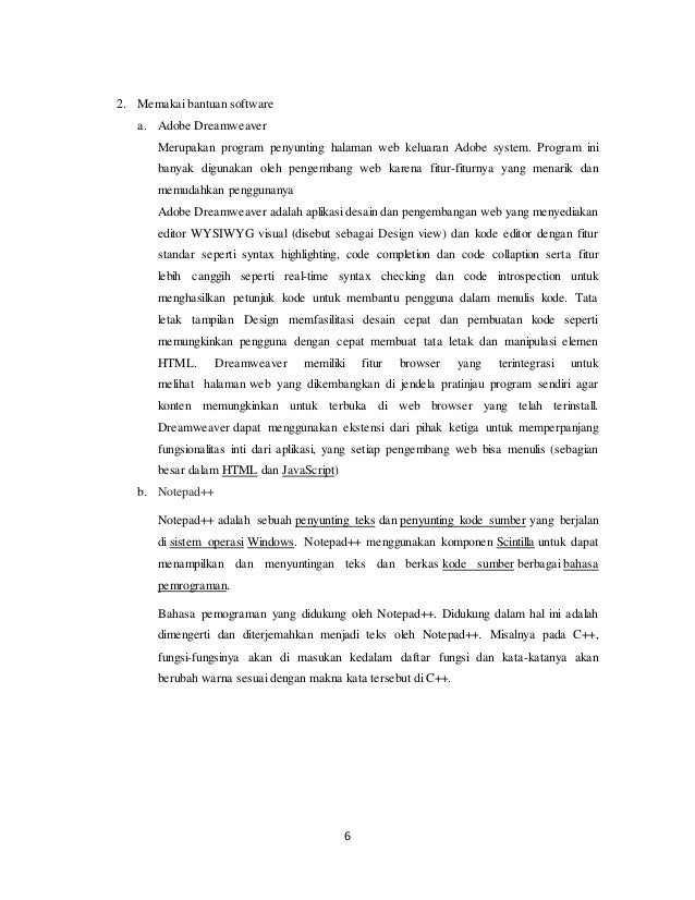 Makalah internet dan html