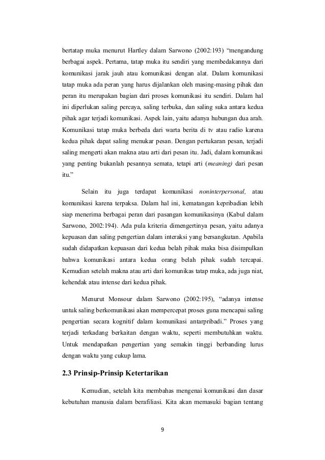 Makalah Hubungan Antarpribadi