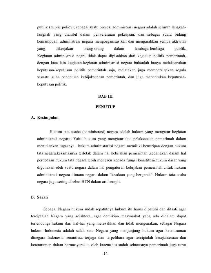 Makalah Hukum Administrasi Negara